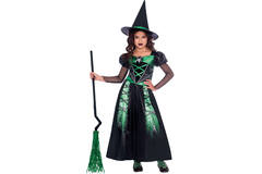 Child Costume Spider Witch Age 4-6 Years