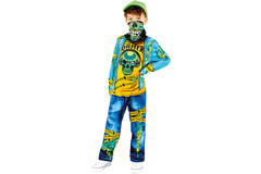 Child Costume Gaming Zombie Age 10-12 Years