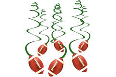 6 Swirl Decoration Touchdown! Paper