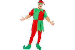 Adult Costume Basic Elf Men Standard