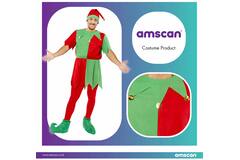 Adult Costume Basic Elf Men Standard