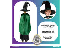 Child Costume Professor McGonagall Age 10-12 Years
