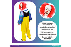 Adult Costume IT Classic Size XL