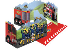 8 Invitations & Envelopes Fireman Sam Paper