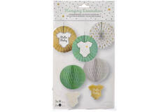Hanging Decoration Hello Baby 5 Parts