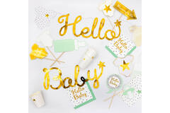 Photo Booth Kit Hello Baby Paper 10 Parts