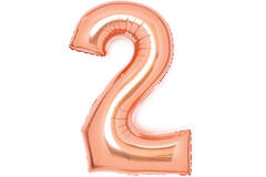 Medium Number 2 ; Foil Balloon N26 Packaged 70 cm x 51 cm