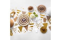 8 Fan Decorations Wedding Paper 20.3 cm / 30.4 cm / 40.6 cm