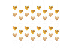 8 String Decorations Wedding Paper Length 130 cm