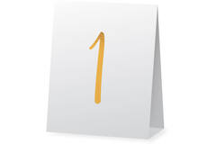 8 Table Cards with Numbers Wedding Paper