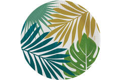 8 Plates Key West Round Paper 23 cm