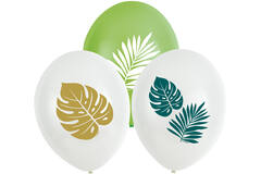 6 Latex Balloons Key West 27.5 cm / 11"
