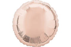 Standard Rose Gold  Foil Balloon Round Foil Balloon C16 Packaged 43 cm