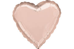 Standard Rose Gold  Foil Balloon Heart Foil Balloon C16 Packaged 43 cm