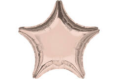 Standard Rose Gold Foil Balloon Star Foil Balloon C16 Packaged 48 cm