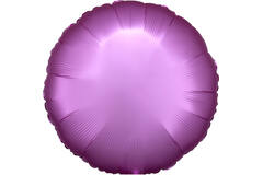Standard Silk Lustre Flamingo Round Foil Balloon C16 Packaged 43 cm
