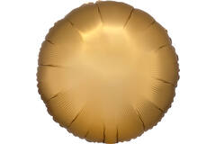 Standard Silk Lustre Gold Round Foil Balloon C16 Packaged 43 cm