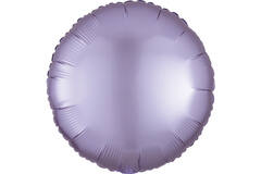 Standard Silk Lustre Lilac Round Foil Balloon C16 Packaged 43 cm