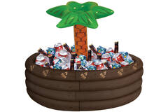 Inflatable Cooler Palm Tree BBQ Plastic 72.3 x 67.3 cm
