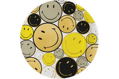 8 Plates Smiley Originals Round Paper 23 cm