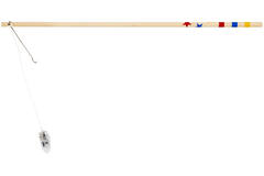 Lantern Stick with LED Light Coloured Stars Wood 40 cm