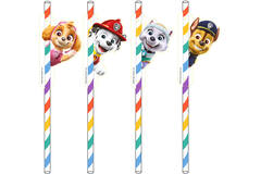 8 Straws Paw Patrol 2022 Paper 19.7 cm