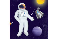 16 Napkins Space Party 33 x 33 cm