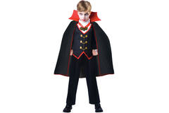Child Costume Dracula Boy Age 10-12 Years