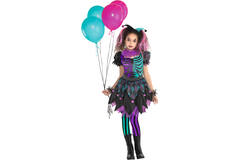 Child Costume Haunted Harlequin Age 4-6 Years