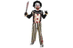 Child Costume Slasher Clown Boy Age 10-12 Years
