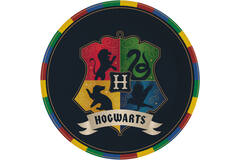 8 Plates Harry Potter Houses  Round Paper 23 cm
