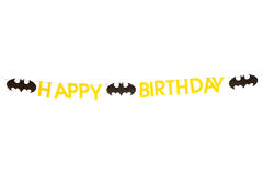 Letter Banner Batman Paper 180 x 11 cm