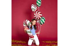 Large Shape Candy Cane Foil Balloon P35 Packaged 46 cm x 78 cm