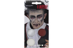 Aqua Kit Dracula/Vampire (4 x Face Paint 3.5 g / 1 Brush)