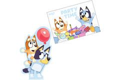 8 Invitations & Envelopes Bluey Paper