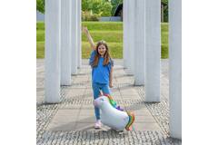 Walking Balloon Unicorn Foil Falloon W24 Packaged 81 cm 62 cm