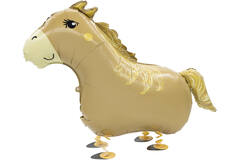Walking Balloon Horse Foil Balloon W24 Packaged 54 cm x 96 cm