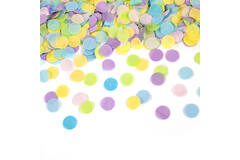 Confetti Cannon Multicolor Round Pastel Paper 28 cm