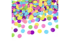 Confetti Cannon Multicolor Round Paper 60 cm