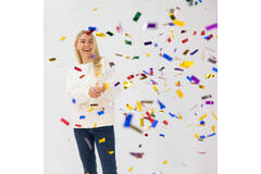 Confetti Cannon Multicolor Rectangular Foil 40 cm