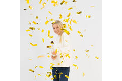 Confetti Cannon Gold Rectangular Foil 60 cm