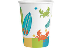 8 Cups Surf Party Paper 250 ml