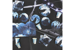 8 Plates Haunted Forest Round Paper 23 cm