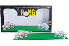 Drinking Game Shot Pong 15 Pieces Plastic / Glass