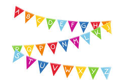 Pennant Banner A-Z School Start Paper 400 x 16 cm