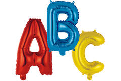 Mini Letter Letter ABC Set School Start Foil Balloon N16 Packaged 30 cm x 40 cm