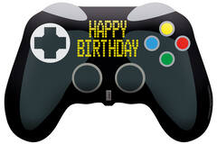 Large Shape Game Controller Foil Balloon H40 Packaged