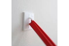 Self-Adhesive Holder for Decorations 2.5 cm, Max. Load 0.5 kg