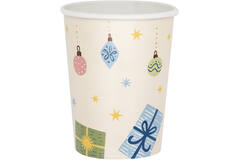 8 Cups Winter Woodland Paper 250 ml