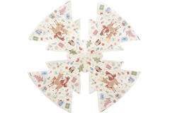16 Napkins Winter Woodland 33 x 33 cm formshaped
